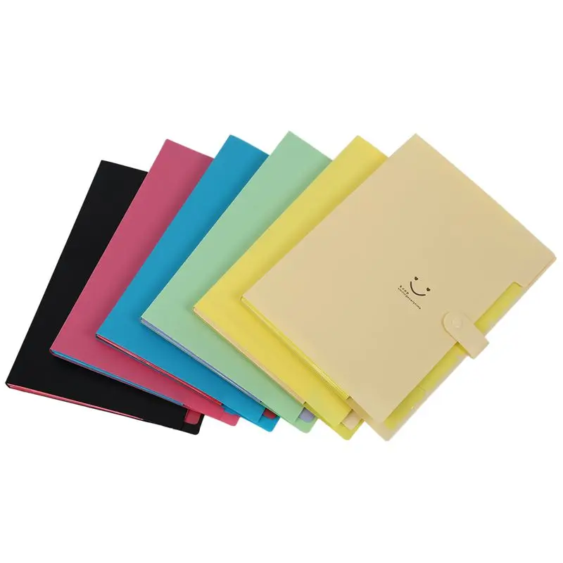 

Plastic Expanding File Folders Accordion Document Organizer 5-Pocket A4 Letter Size For School And Office