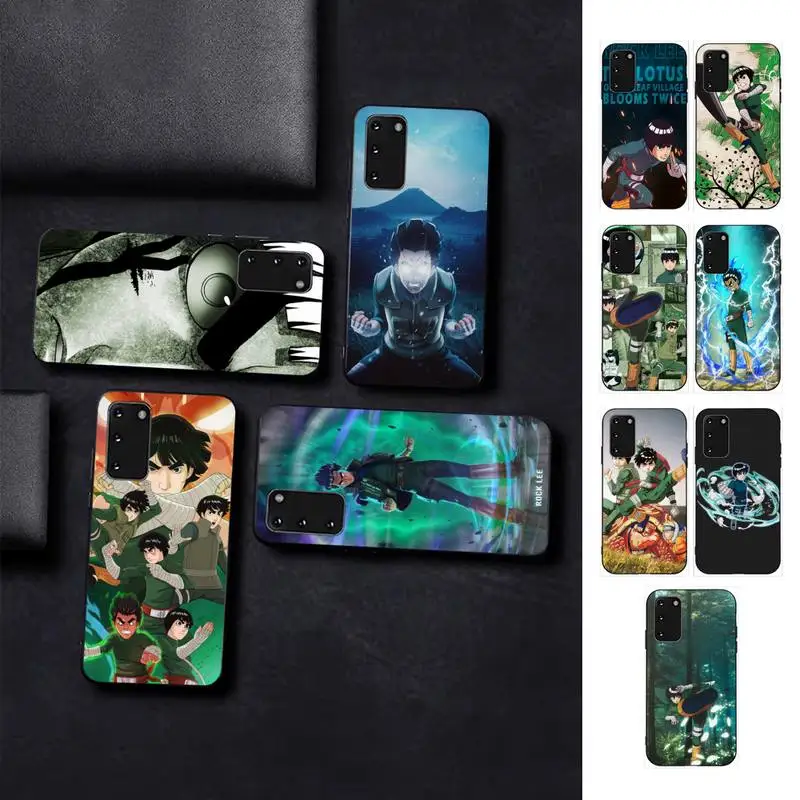 

BANDAI Rock Lee Anime Phone Case for Samsung S10 21 20 9 8 plus lite S20 UlTRA 7edge