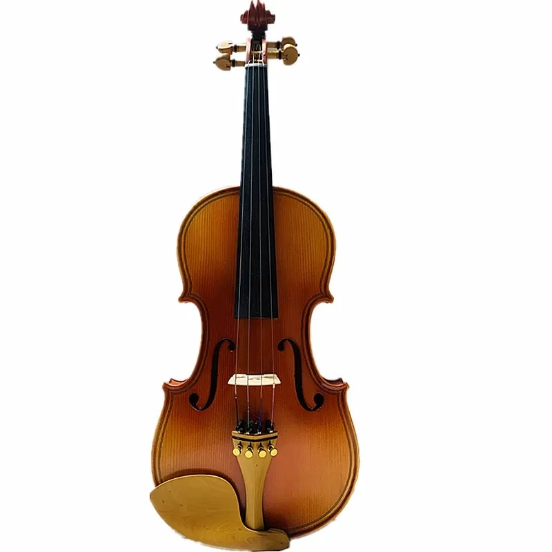 Фото Скрипка ручной работы в стиле Strad Song Maestro 4/4, фитинги из бокса, инкрустированная красивой оболочкой и обратно, большой и мощный звук #14401 №2