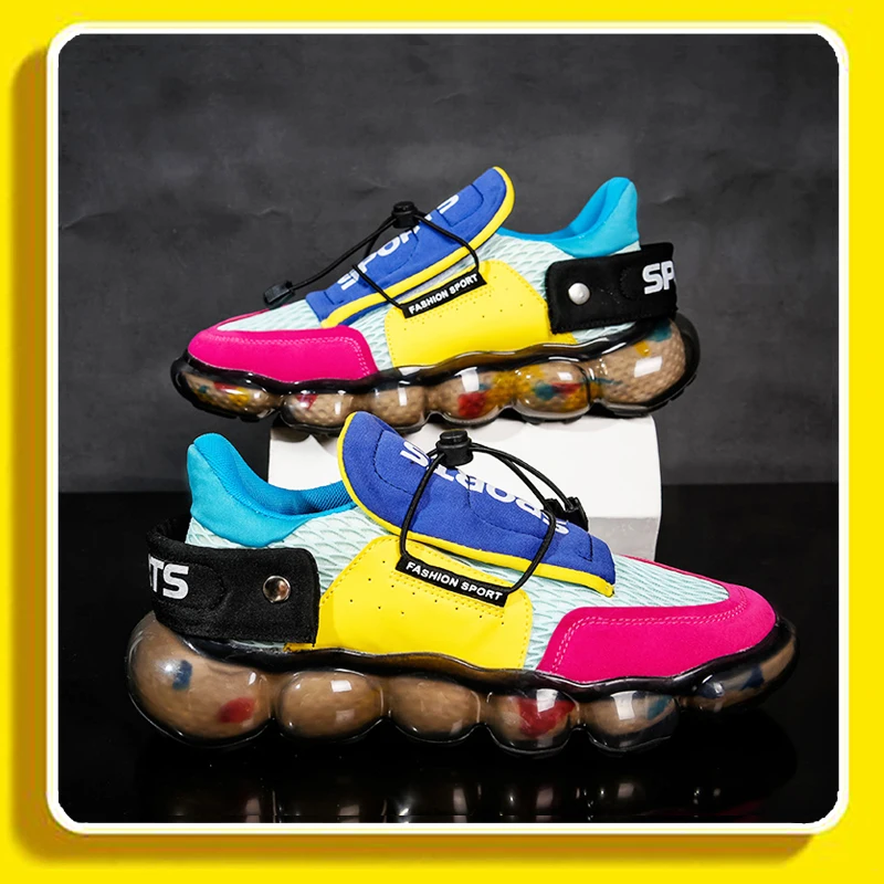 Brand Air Cushion Running Shoes Men Breathable Mesh Sports Shoes Tennis Sports Shoe Soft Bottom Fashion Shoes Running Shoes Male