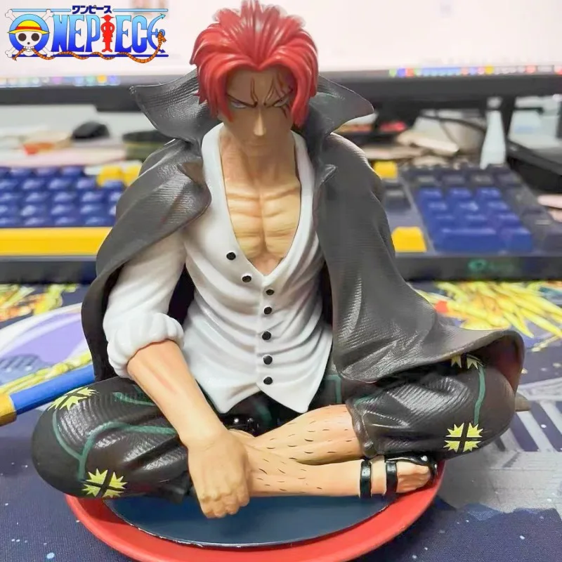 

12cm Anime One Piece Shanks Figure Shanks With Sword Pvc Action Figures Gk Statue Collection Toys Model Kids Gifts