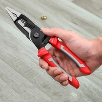 six in one multi function electrician pliers needle nose pliers special wire crimping pliers pulling wire stripping pliers