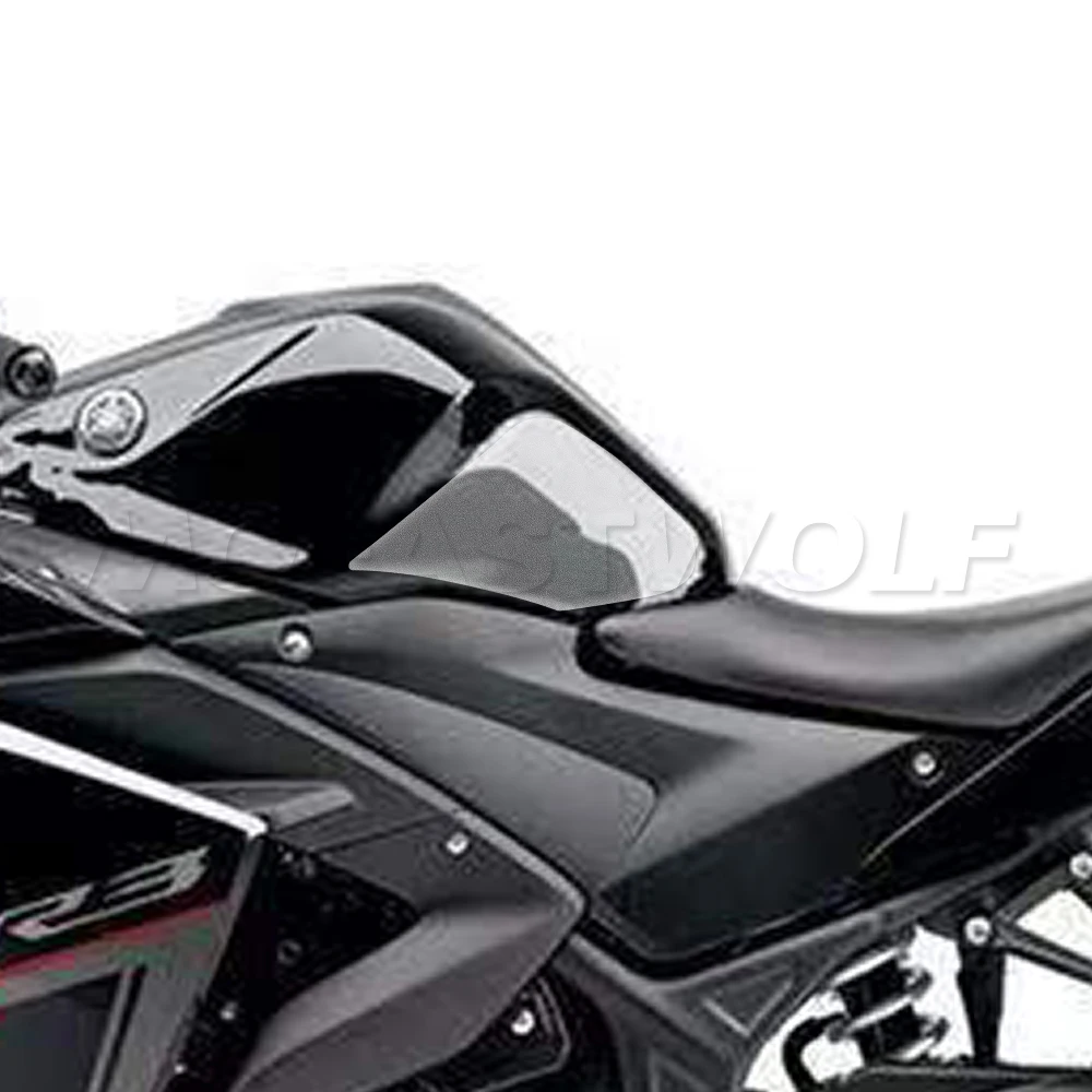Фото Подходит для Yamaha R3 YZF-R3 YZF R3 2015 2016 2017 2018, противоскользящие накладки на бак для мотоцикла, топливный газ, наколенник, тяговая наклейка, протектор №4