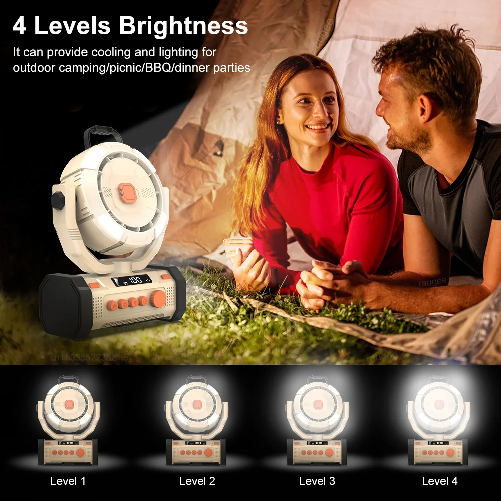 Портативный Беспроводной Вентилятор Для Кемпинга