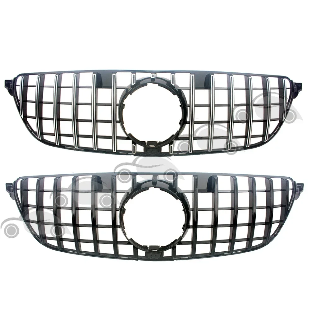 Передний бампер Racing Grill Заготовка решетки для внедорожника Mercedes-Benz W166 GLE-Class 2015-2019