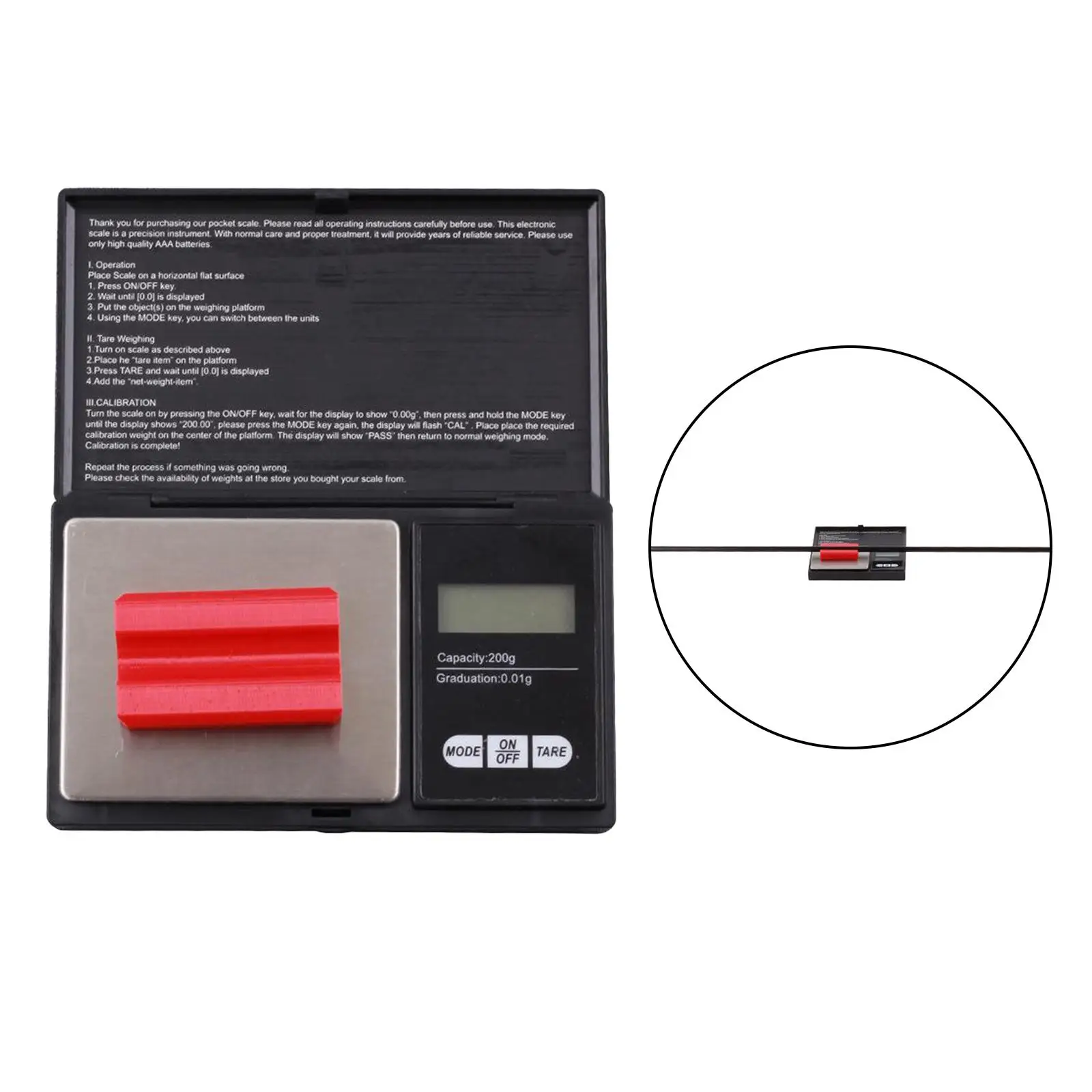 

Digital Weighing Dcales w/Arrow Holder for Arrows Tips, hery Scale Grains