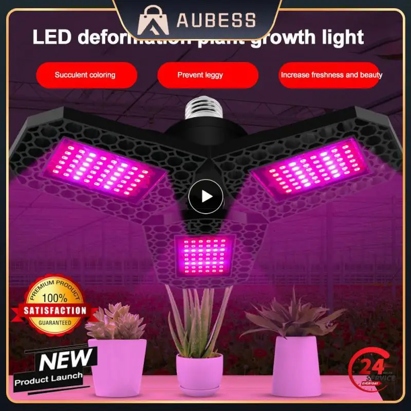 

Plant Growth Light LED E27 Greenhouse Hydroponic Systems Deformation Folding Planting Lamp Indoor Lighting Flower Seedling