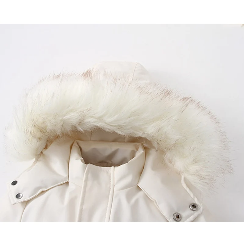 Зимний лыжный костюм для малышей до-30 градусов бархатный комбинезон комбинезоны