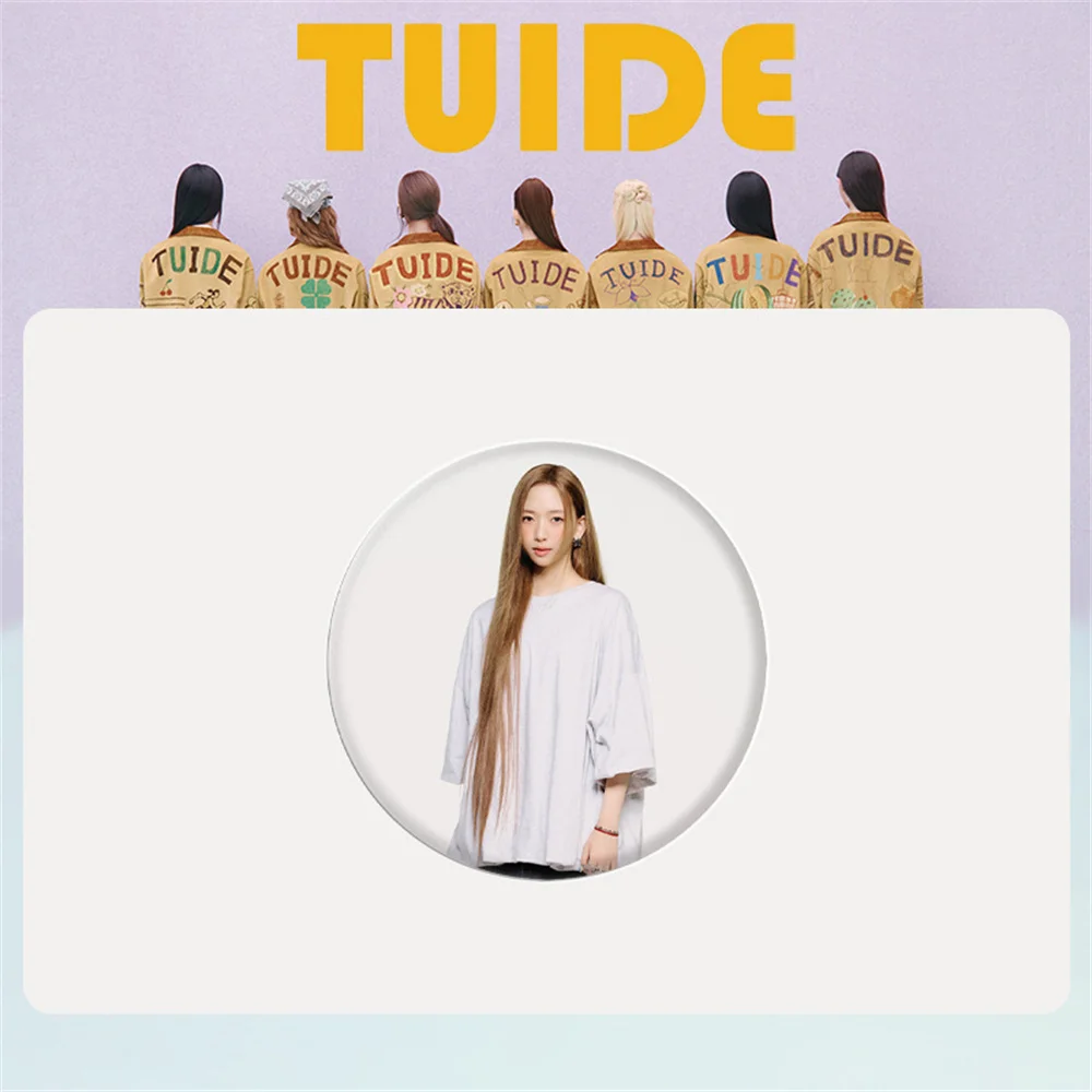 Новый круглый значок HD группы Girls Group TUIDE: Елена, Джа, Саки, Се Хээ, Ихани, Сеён. Акриловый брелок, брошь для сумок, декор для фанатов. (art.: 3920dce496cda) - 3920dce496cda
