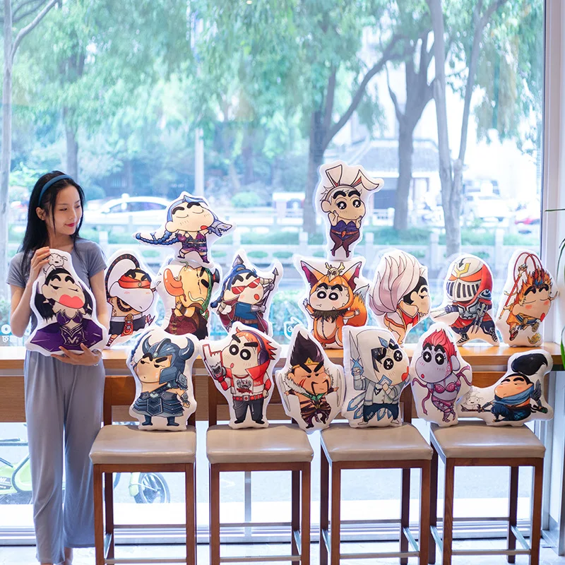 

45cm Creative Cosplay My Hero Academia Double-Printing Animals Plush Stuffed Pillow Cushion Anime Character Toys Gift For Kids