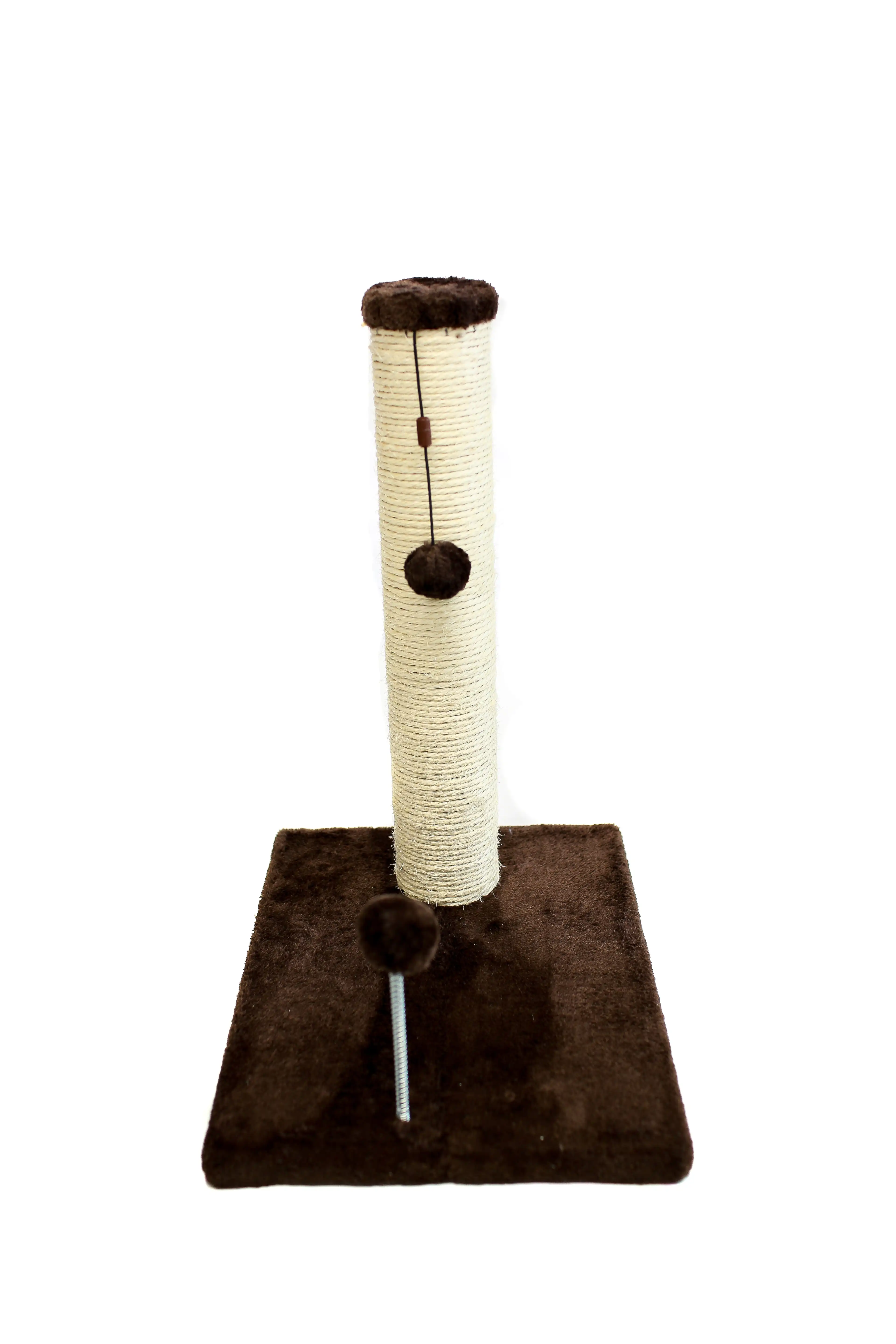 

18 inch Sisal Scratching Post (Dark Chocolate Fur 12x16 Base)