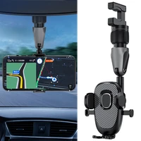 new car phone holder rearview mirror rotatable multifunctional car navigation gps bracket for iphone 12 13 xiaomi samsung