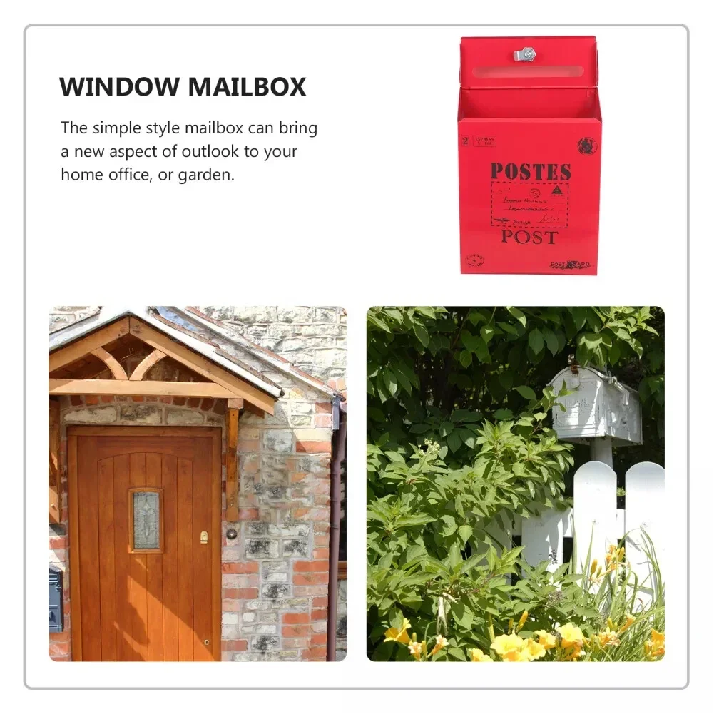 Почтовый ящик большой емкости почтовый в стиле ретро безопасный и частный