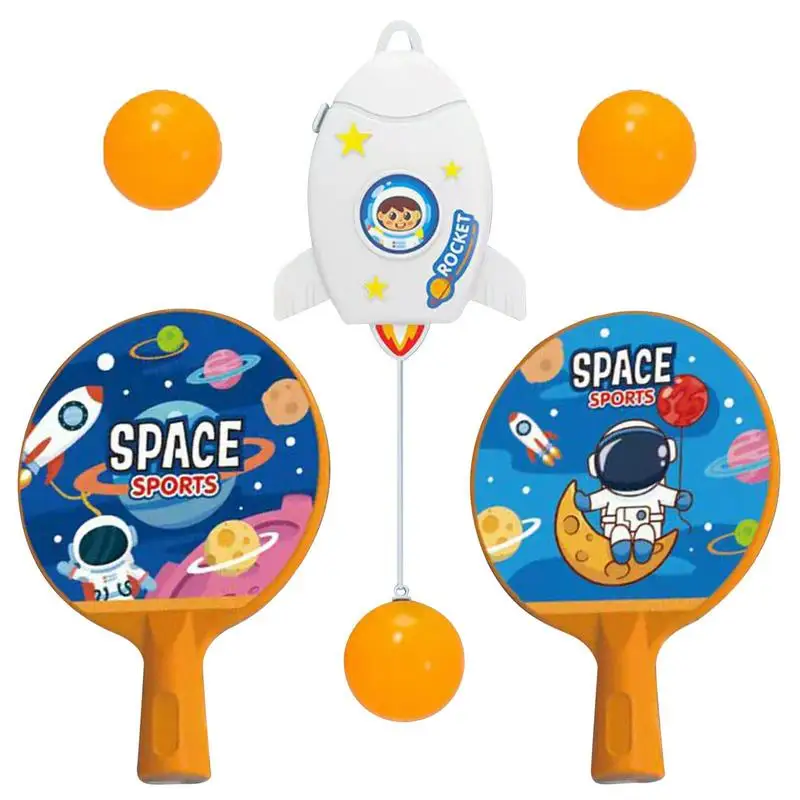 

Table Tennis Trainer Set Outer Space Pingpong Balls Training Sparring Device Table Tennis Parent Child Interaction Game Toy