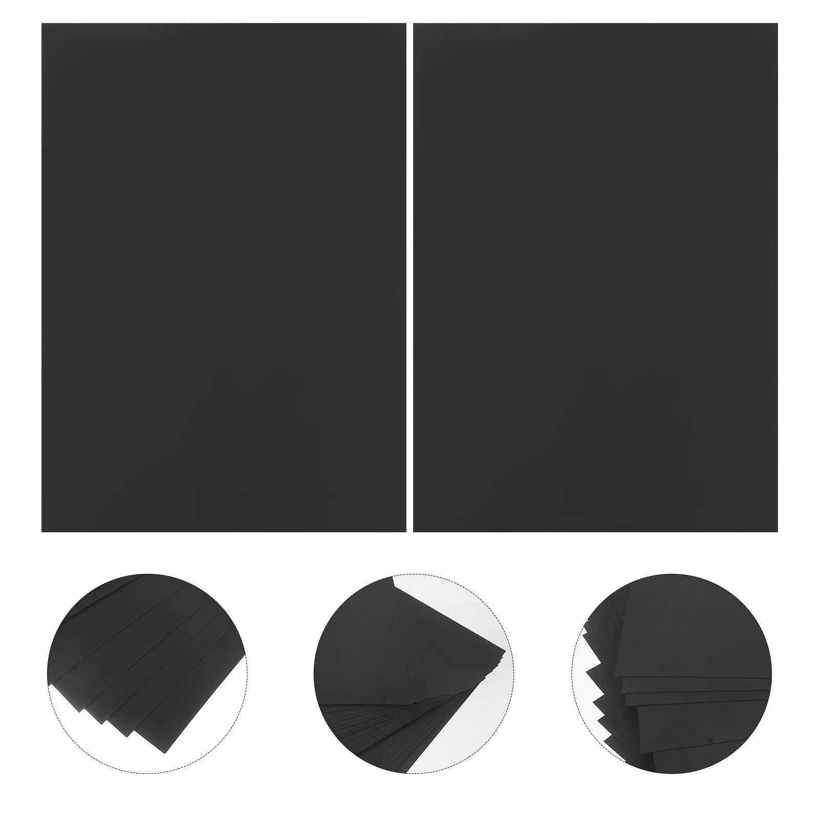 20 листов черного картона DIY Бумага для рисования Ремесла Изготовление материалов