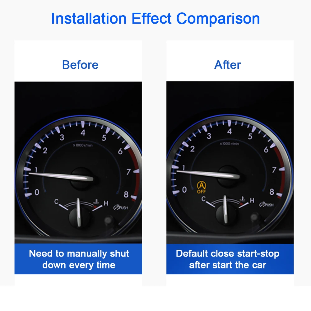 Кнопка запуска и остановки двигателя для Toyota RAV4 2018 2019 Highlander 2015 автоматический