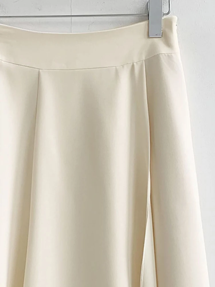 2024 свободные шифоновые трапециевидные женские юбки элегантная летняя новая