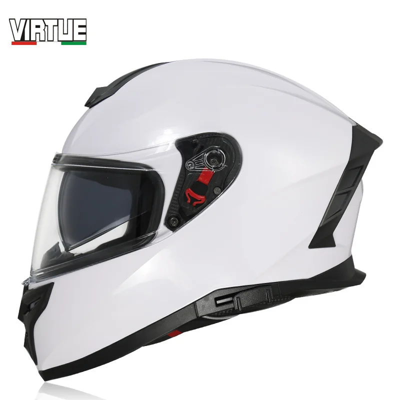 

Casco Double Visors DOT ECE approved Capacete Moto Professional Motorsiklet Kask Motorcycle Helmet For man