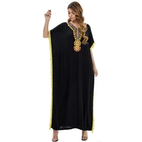 ramadan turkey muslim dress women embroidery abaya moroccan kaftan islamic clothing djellaba dubai jilbab party vestidos abayas