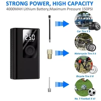 car air compressor mini electrical air pump dual use for 4000mah power bank portable wireless tire inflatable pump inflator tool