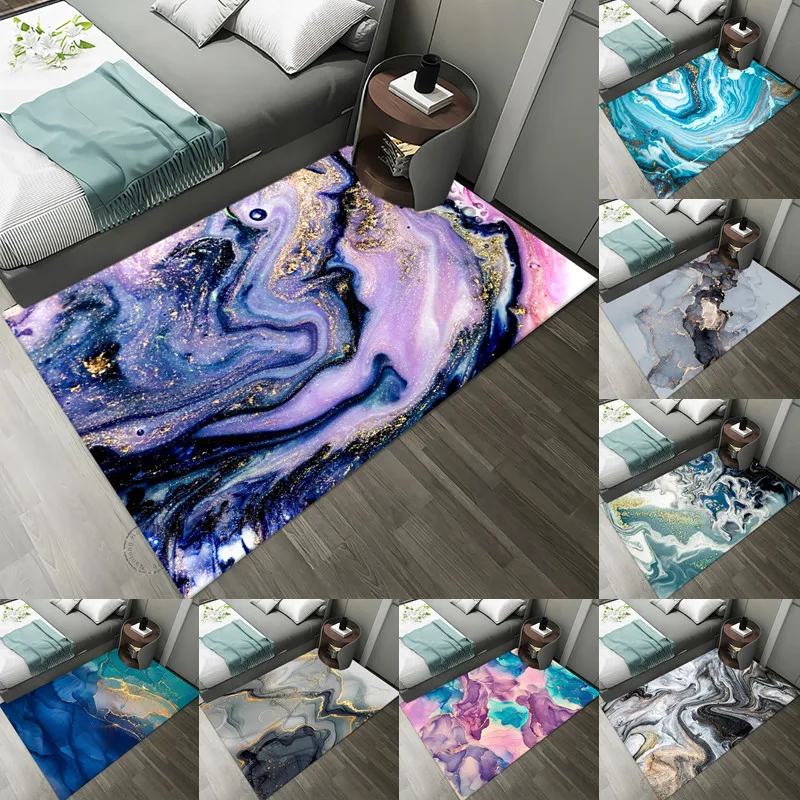 

Marble carpet Yoga living room children's crawling mat doormat rugs living room area rug games area washroom floor mat cute rug