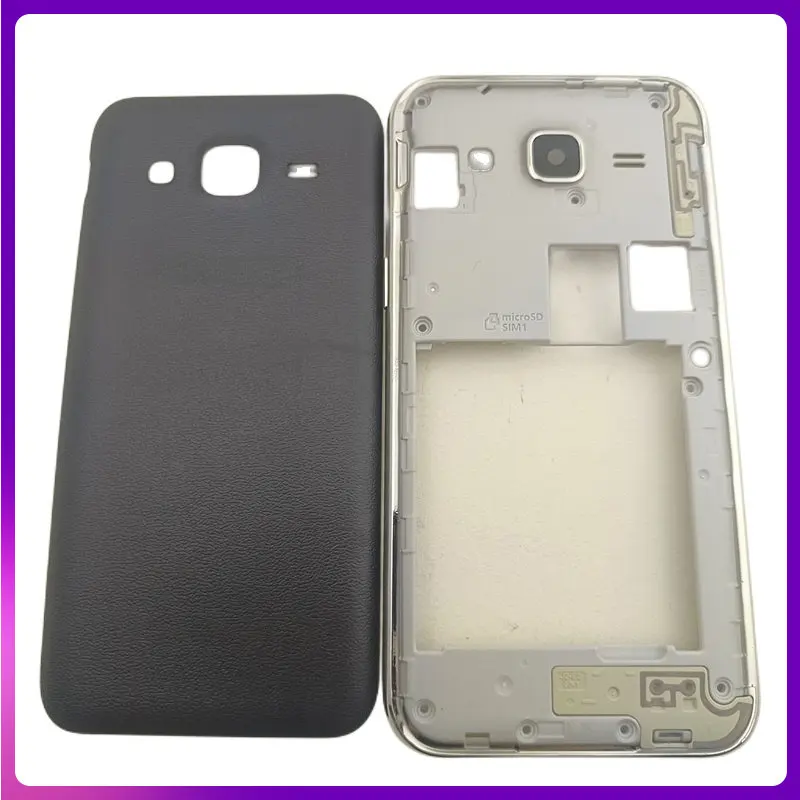 Для Samsung Galaxy J2 J200 J200H J200F J200G J200M корпус телефона средняя рамка с корпусом задняя крышка аккумулятора Для Samsung Galaxy J2 J200 J200H J200F J200G J200M корпус телефона средняя рамка с корпусом задняя крышка аккумулятора