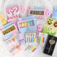 letters happy birthday party candle cake topper princess prince castle baby shower dessert cupcake baking supplies decorations