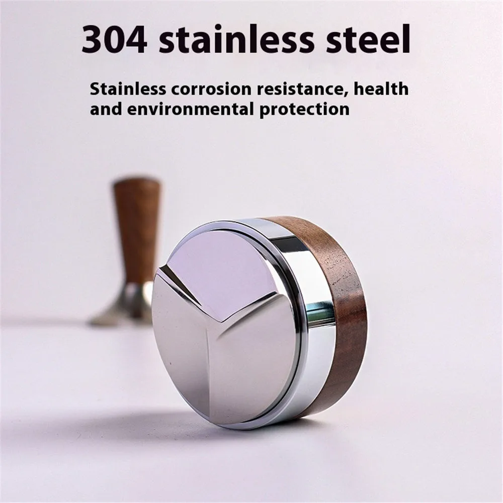 Распределитель кофе из орехового дерева 51 мм 53 58 нержавеющая сталь 304 портафильтр