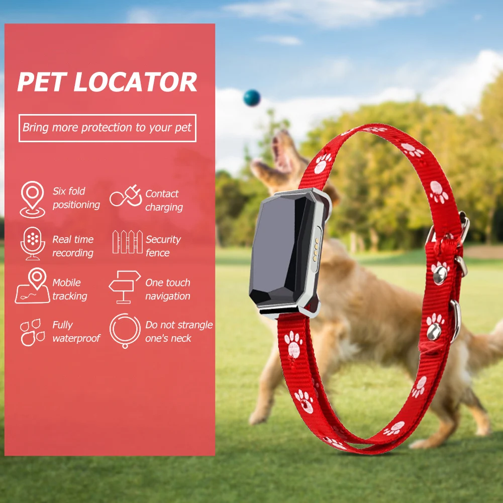 

Ip67 Waterproof Gps Agps Lbs Wifi Tracker Wearable Tracking Locator Real-time Positioning Tracker Anti-lost Pet Supplies