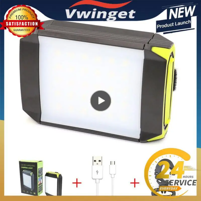 

1/2/3PCS Camping Light USB Rechargeable Lantern For Outdoor Tent Lamp Portable Mobile Power Bank Emergency Lights For BBQ Hiking