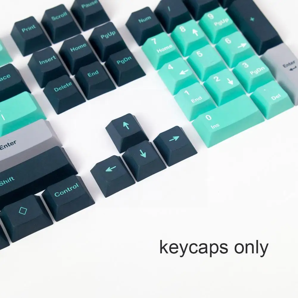 

Для Gmk Ogco Королевский синий и зеленый английский колпачок профиль Pbt краска сублимационная Механическая плата колпачок для Mx Swit G2f6