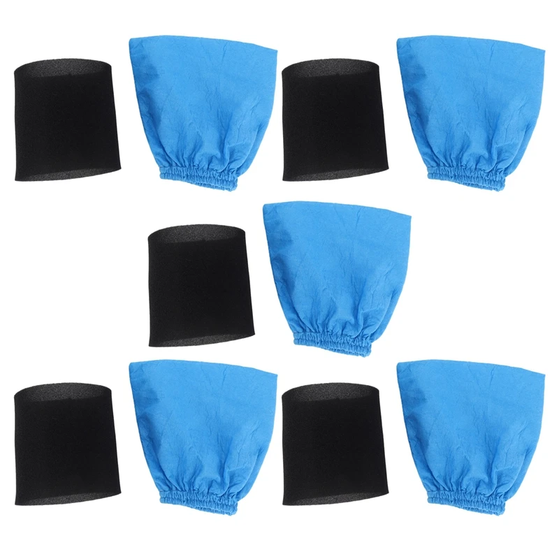 5X Textile Filter Bags Wet And Dry Foam Filter For Karcher MV1 WD3 Vacuum Cleaner Filter Bag Vacuum Cleaner Parts