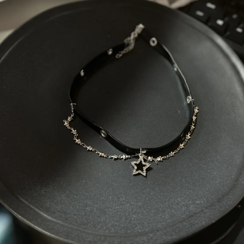 Винтажное колье-чокер с бабочкой и бантом Kpop Y2K Goth Harajuku