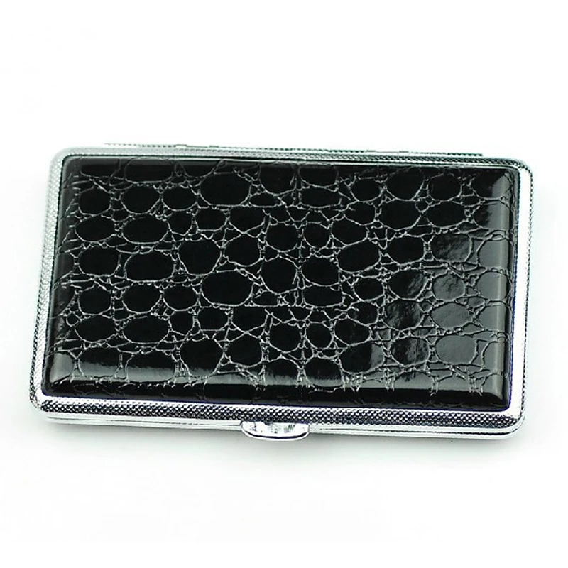 

Retro Delicate Pattern Leather Slim Cigarette Case Cigarette Storage Waterproof Smoking Box Gift for Smoker Accessories