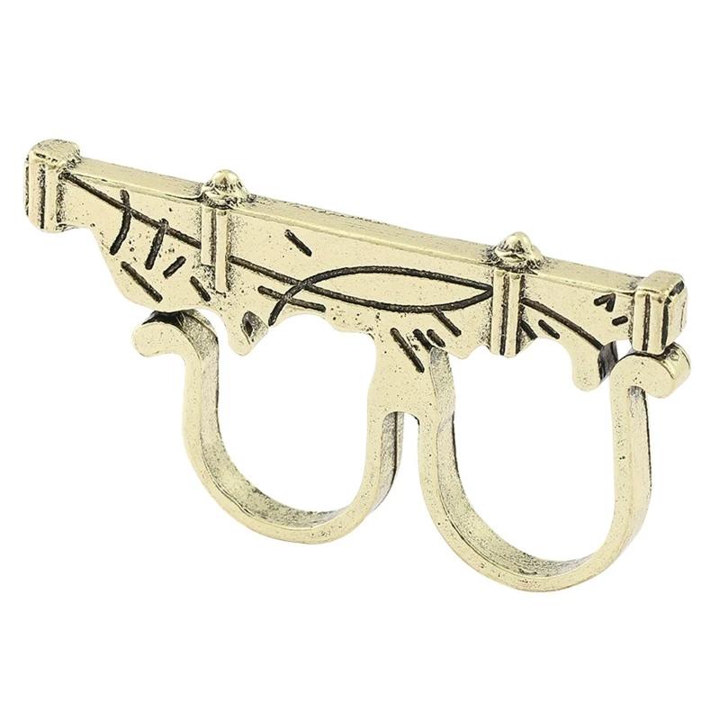 Мужское кольцо на два пальца, подарок для фанатов доктора странного, кольцо в стиле панк для косплея, тематическое украшение для вечеринки, уникальное изысканное DXAA