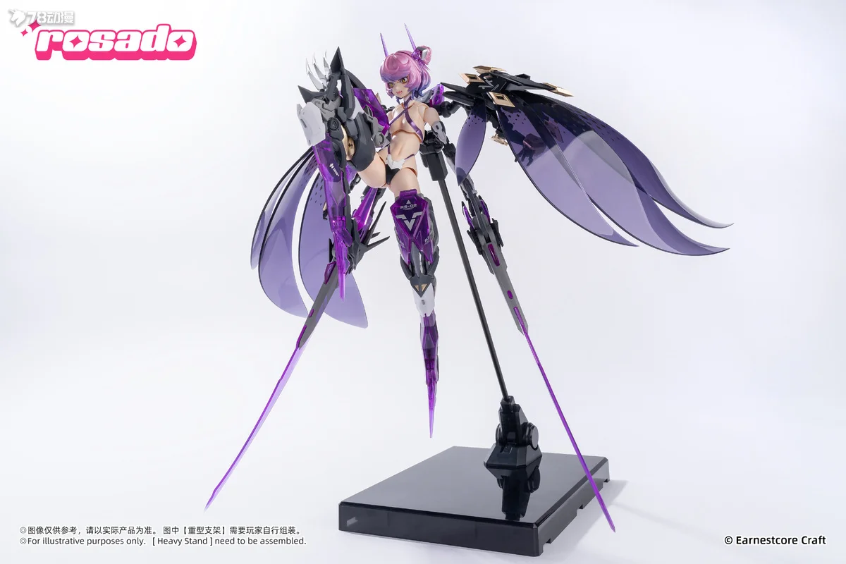 Фото В наличии Новая Оригинальная Коллекционная Модель Earnestcore Craft ROSADO RS-02 STARFLOWER BLACK IRIS, Масштаб 1/10, Серия ACTION GIRLS №3