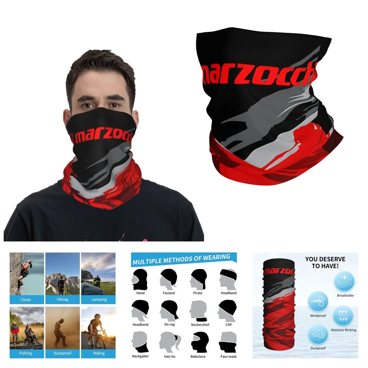 Шарф-Бандана Форсаж для езды на мотоцикле и велосипеде унисекс