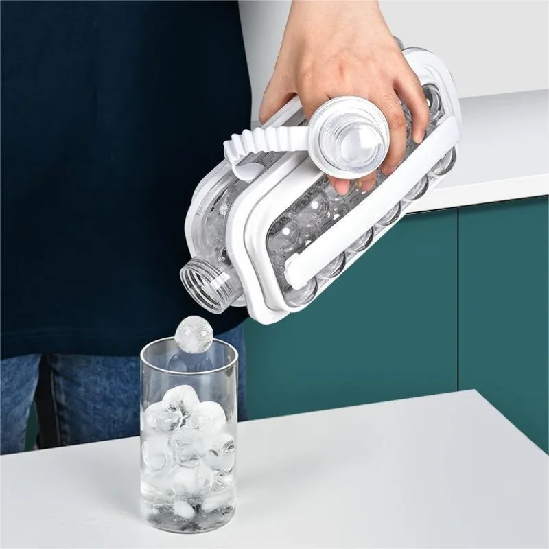 

Японский складной силиконовый горшок для хоккея с шайбой 2 в 1, бутылка для воды с шайбой, холодильник, форма для кубика льда, размер 27,3 см x 11,4 см
