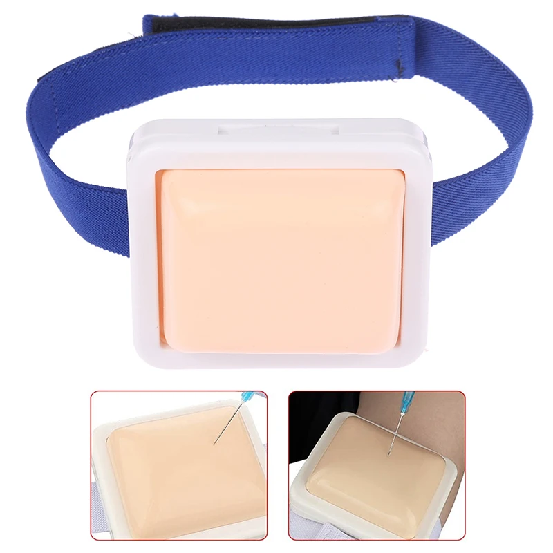 

Wearable Intravenous Intramuscular Injection Training Pad IV Injection Practice Pad Venipuncture Training Injection Simulation