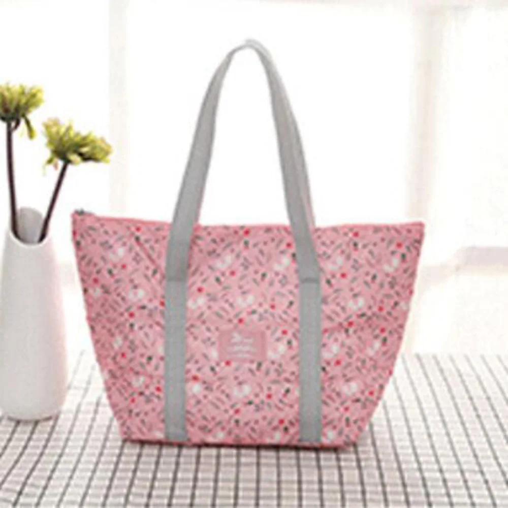 

Portable Cooler Tote Foldable Thermal Insulated Lunch Bag Food Storage Bag Cooler Bag Tote Outdoor Camping Picnic Bag