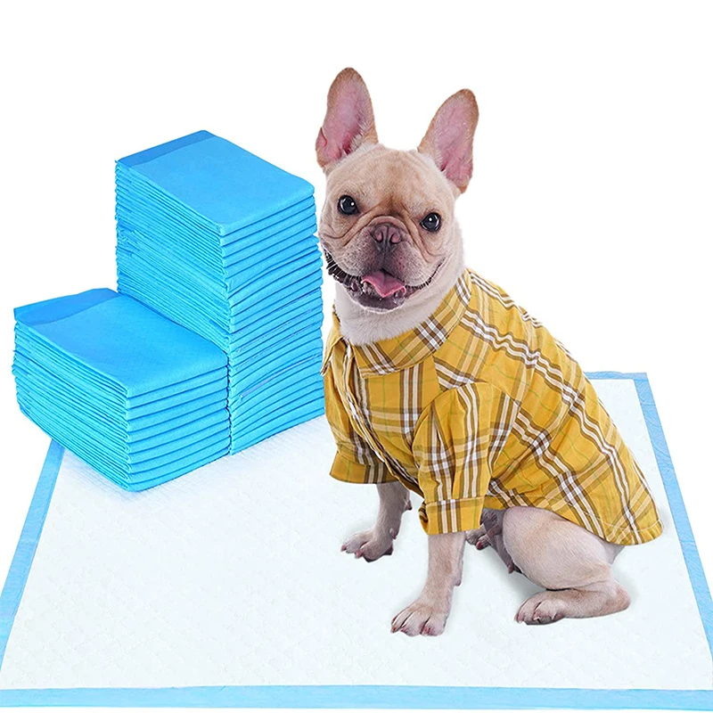 

50/100pcs Dog Training Pee Pads Super Absorbent Pet Diaper Disposable Healthy Clean Nappy Mat for Pets Dairy Diaper Supplies