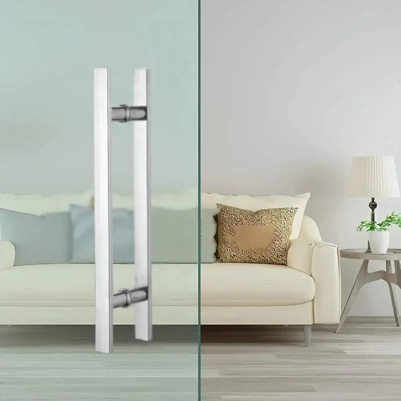 Kensharp Современные квадратные ручки H Тип Назад к задней ручке Основная дверная