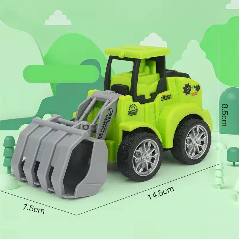 1 шт. игрушечная машинка Классическая инженерные модели машин экскаватор кран