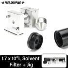 Алюминиевые заглушки OD 10 L 1,7 дюйма, 12x28 + 58x24, трубка для очистки растворителя, 9 шт., перегородки из нержавеющей стали, конусные чашки с направляющей