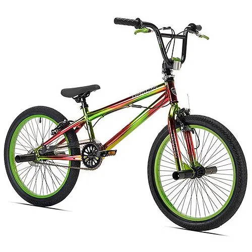 

20" Nightmare BMX Boy's Bike, Green Bicycle for kids US warehouse Free Shipping