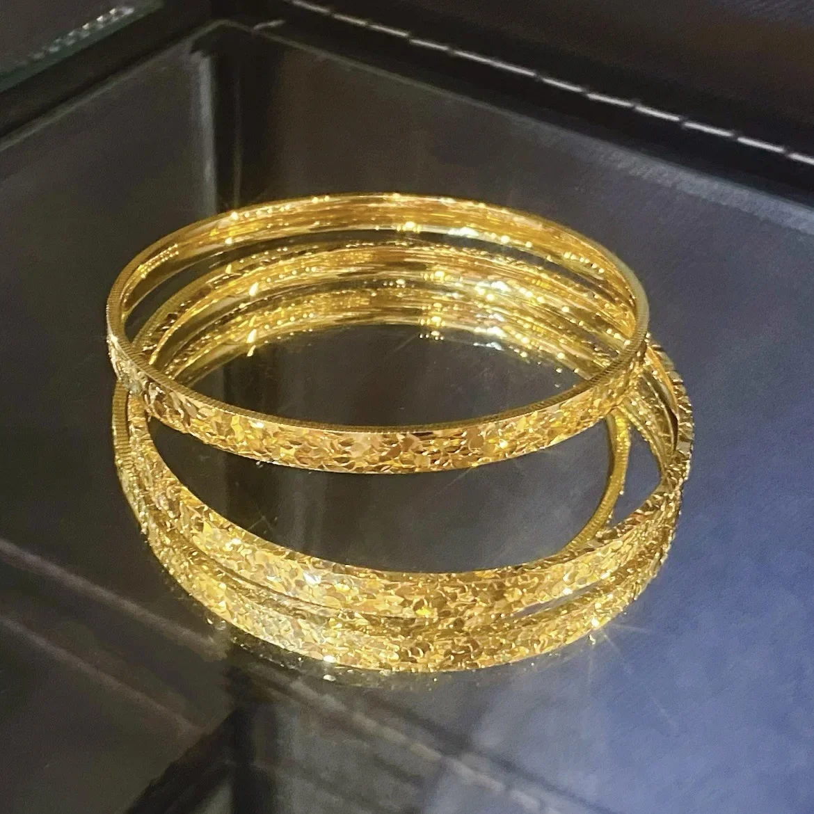 Высококачественный женский браслет 9999 настоящий золотой в виде чешуи дракона