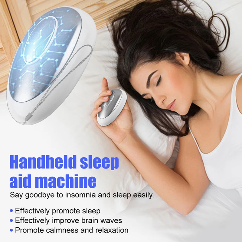 

Вспомогательное средство для сна, ручной умный инструмент с микротоком для устранения тревоги, депрессии, быстрого сна, терапия сонным пятном