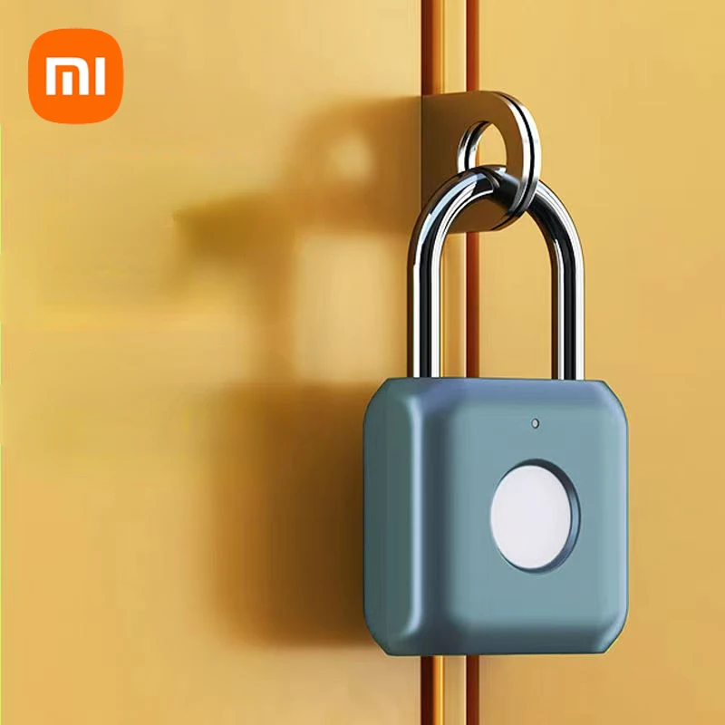 

New Xiaomi Kitty Smart Touch Fingerprint Door Lock USB Charging Keyless Anti Theft Padlock Travel Case Drawer Safety Lock