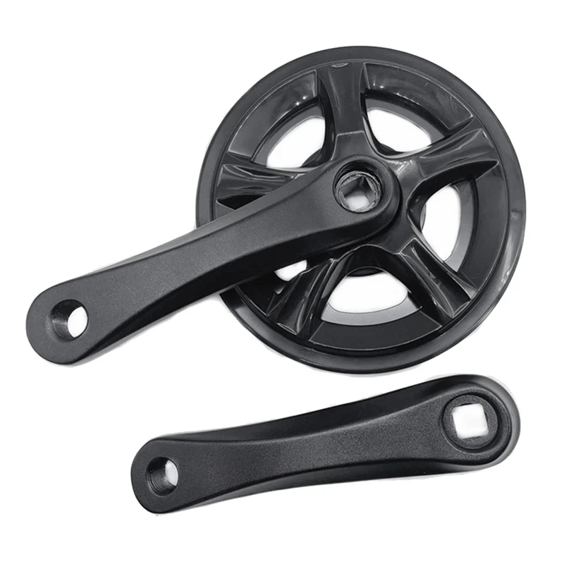 

1 Set Bike Crank Set Folding Bike Crankset 32T Folding Electric Bicycle Crank Set Aluminum Alloy 127MM Cover Bike Accessories