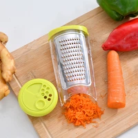 manual ginger garlic grinder with container multipurpose fruit vegetable chopper home kitchen ginger garlic grinder